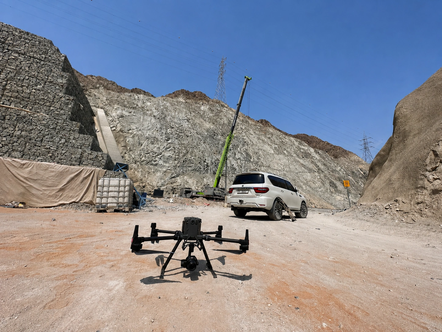 Drone Photogrammetry Survey & 3D Slope Modelling